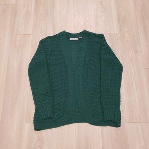 Jason Maxwell Green Knit Cardigan Size Medium
